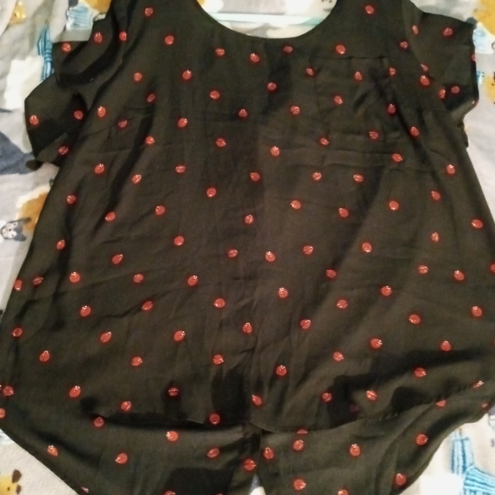 Torrid lady bug blouse